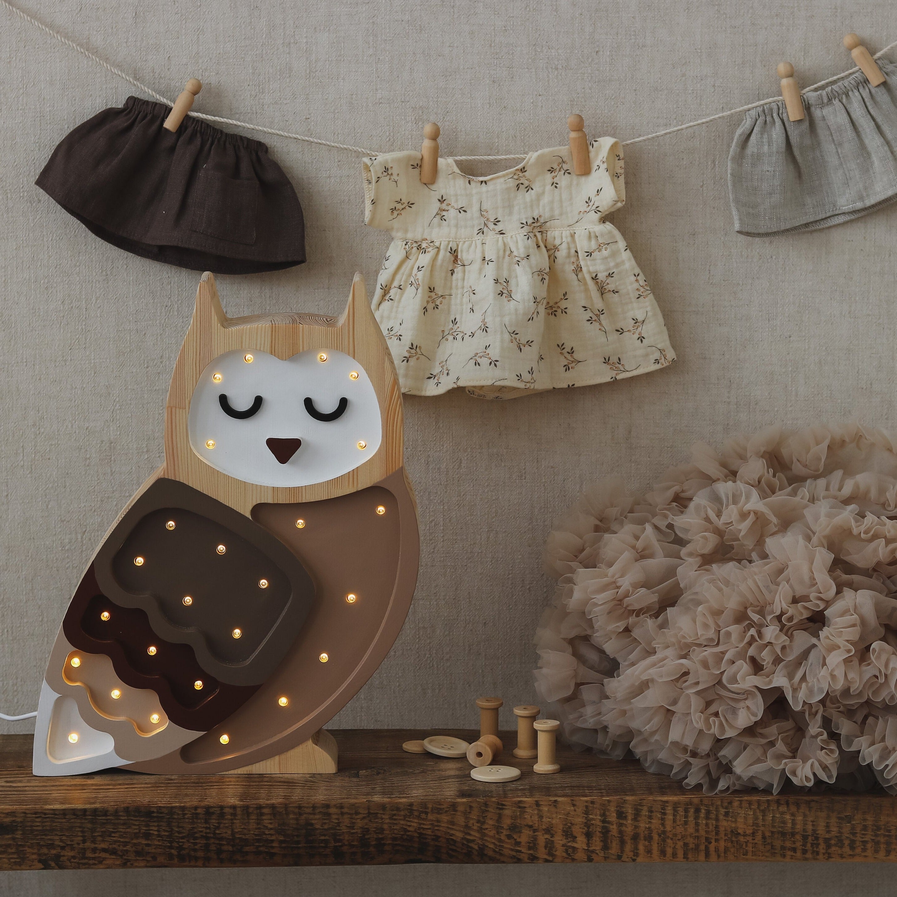 Little Lights Owl Lamp  Little Lights US   