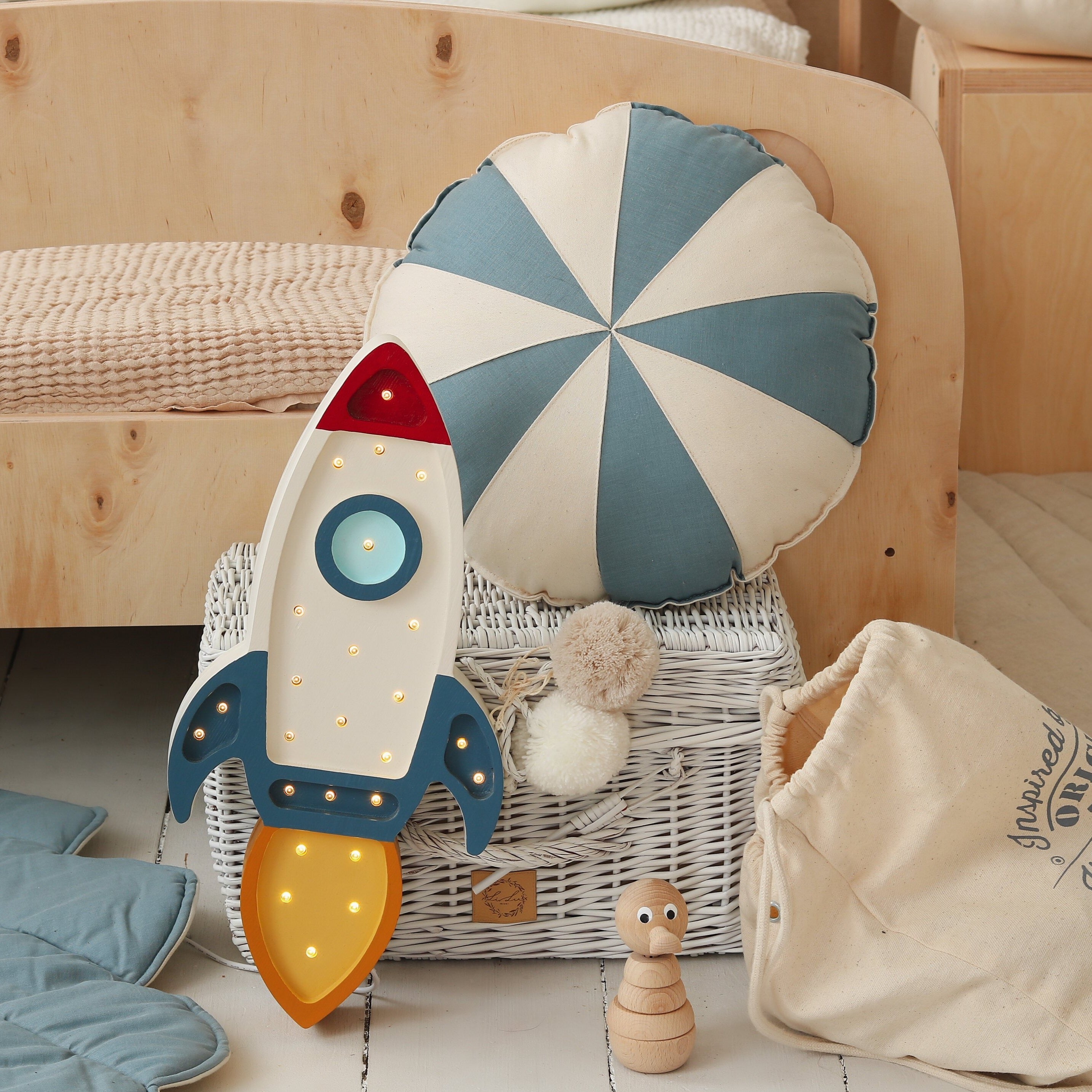 Little Lights Rocket Ship Lamp Baby & Toddler Little Lights US   