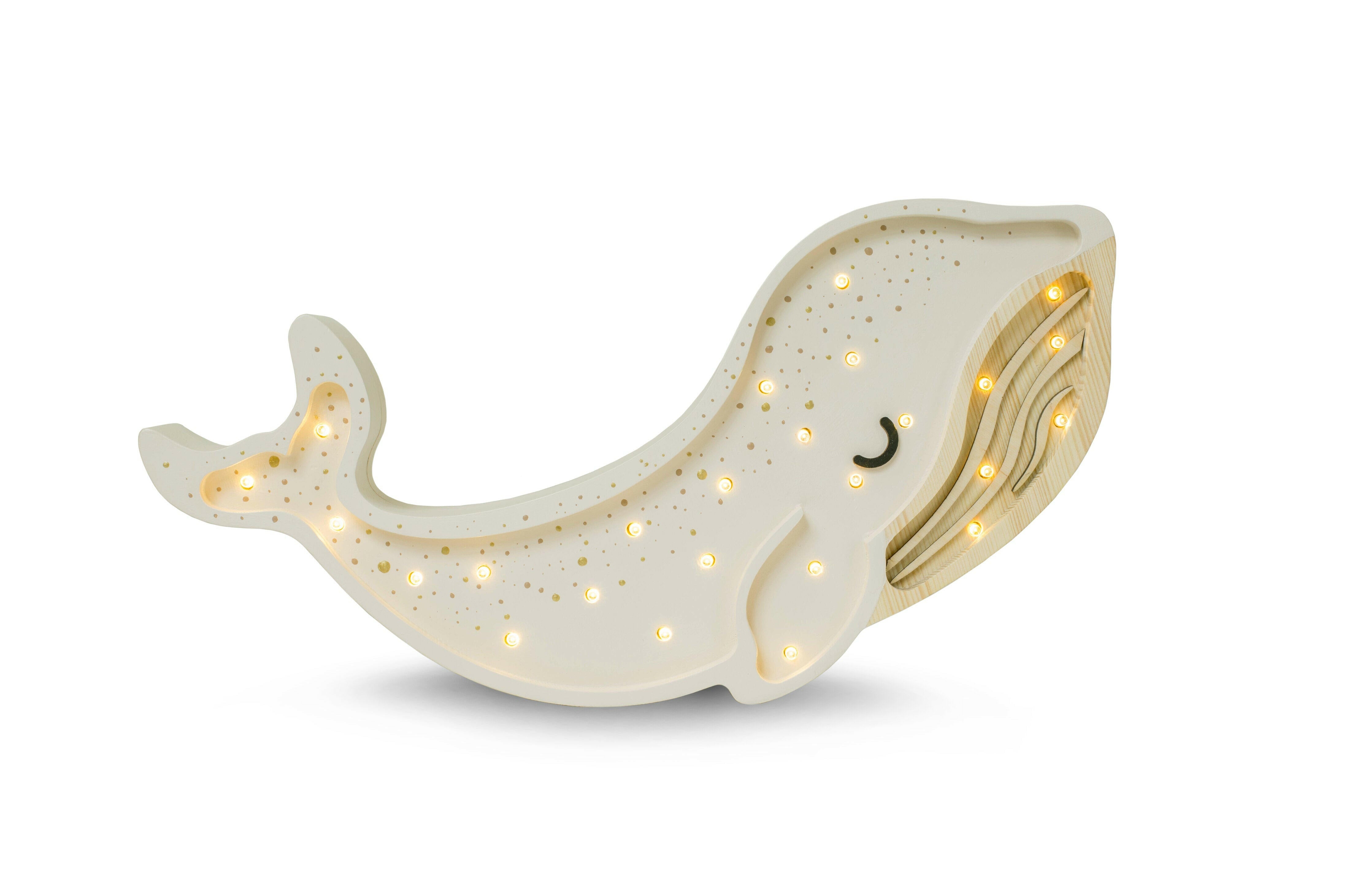 Little Lights Whale Lamp  Little Lights US Albino White  