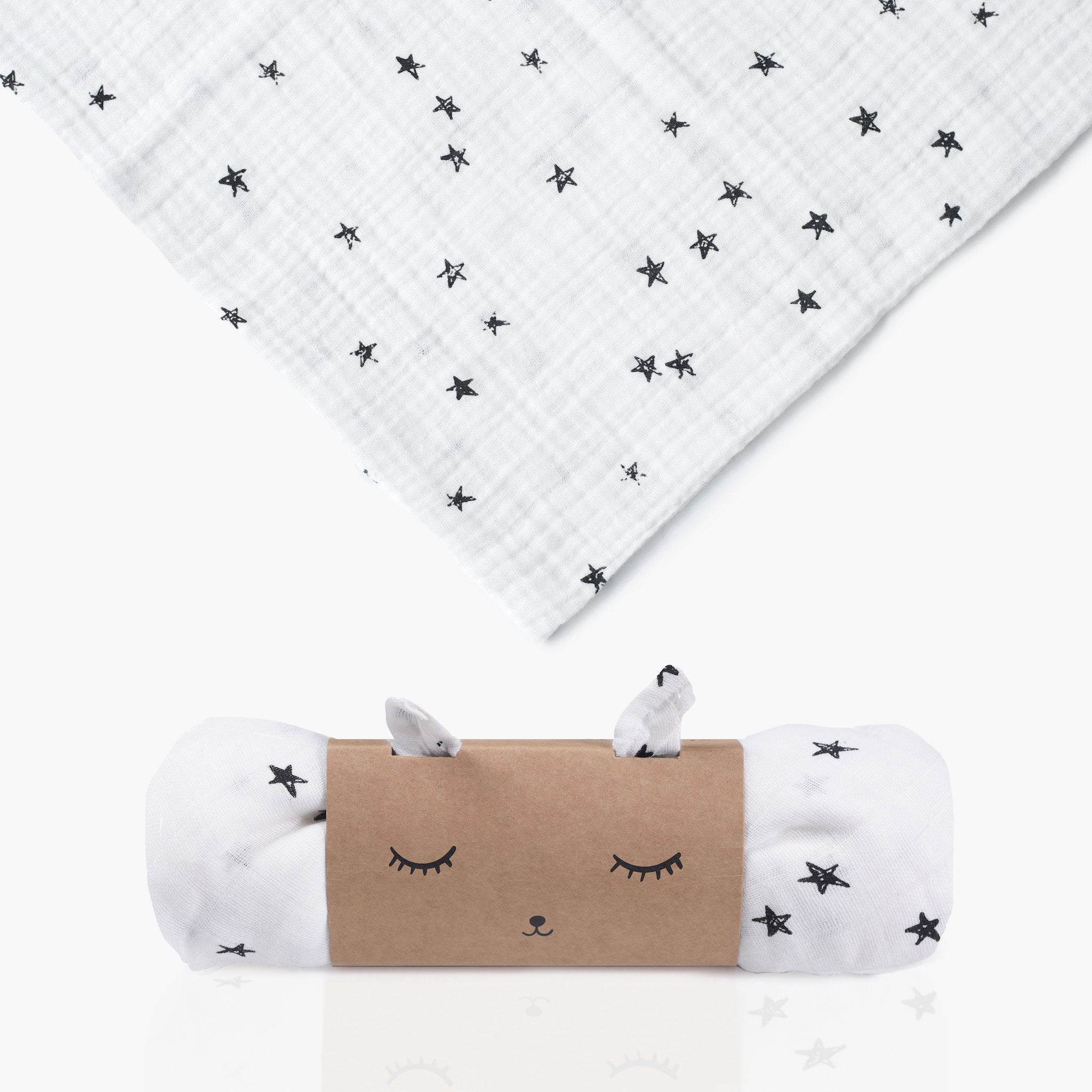 Organic Muslin Swaddle - Stars Swaddles Wee Gallery   