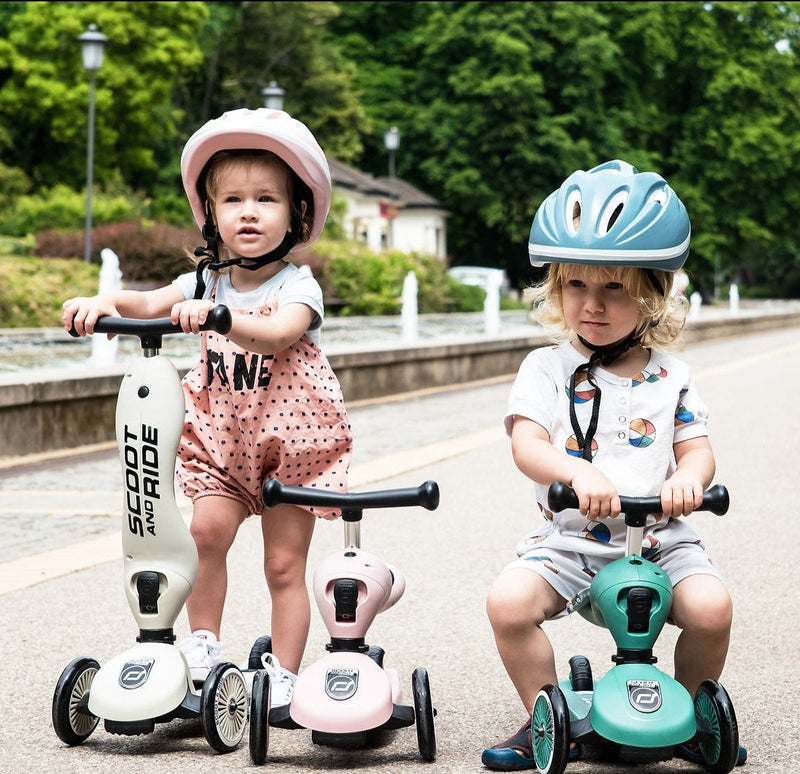Scoot & Ride Highwaykick 1 Lifestyle Kids Scooter & Push Along - Leopard
