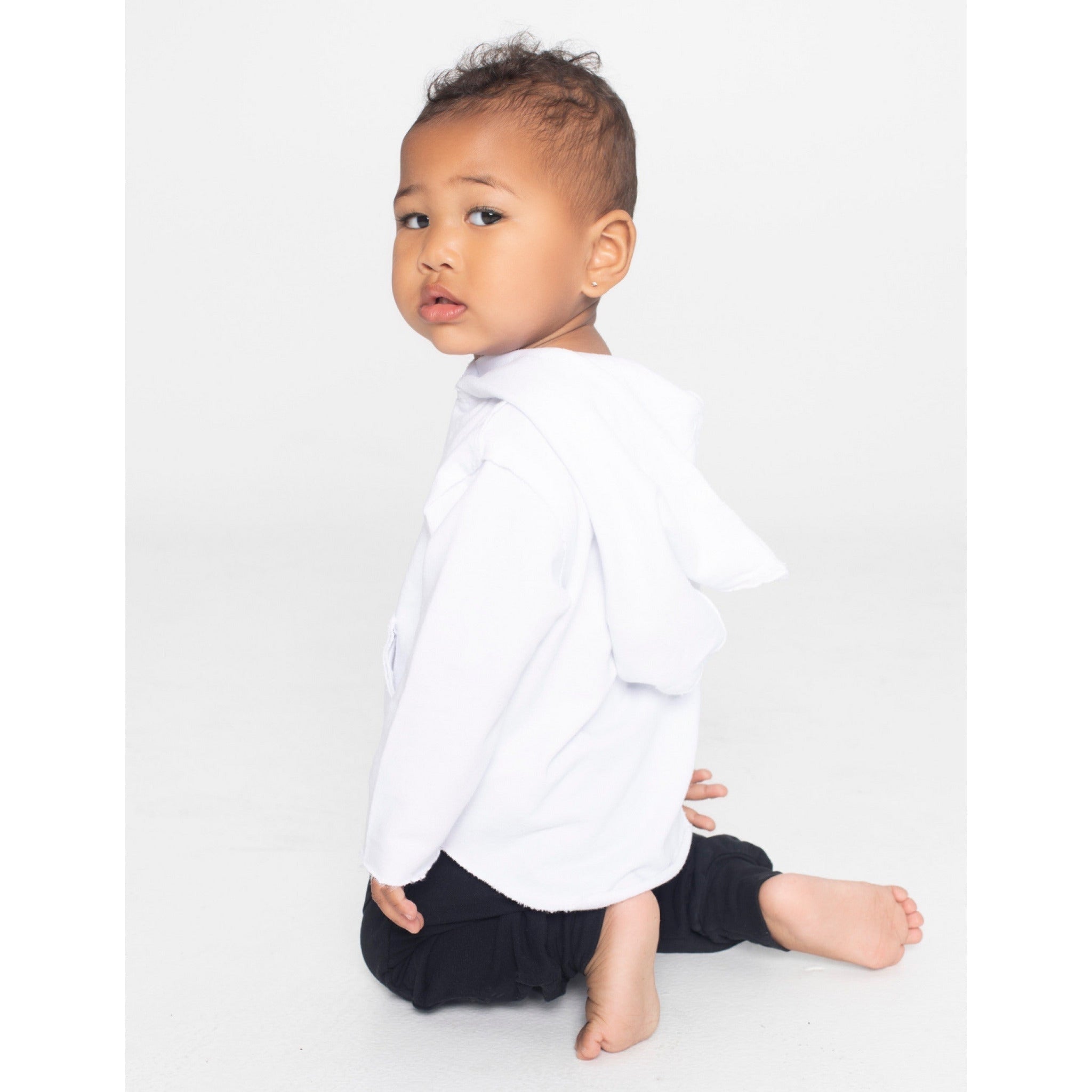 Organic Baby Benji Hoodie White Sweatshirts Be Mi Los Angeles   