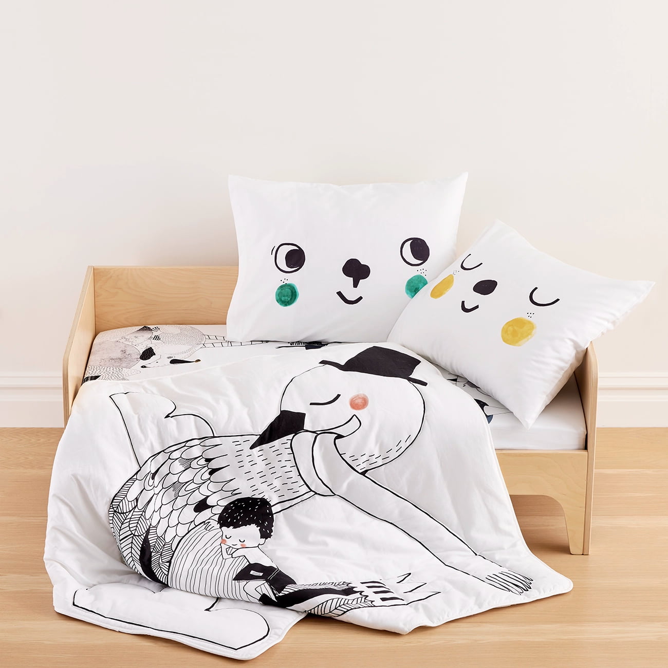 Swan Toddler Bedding Set Toddler Comforter Rookie Humans   