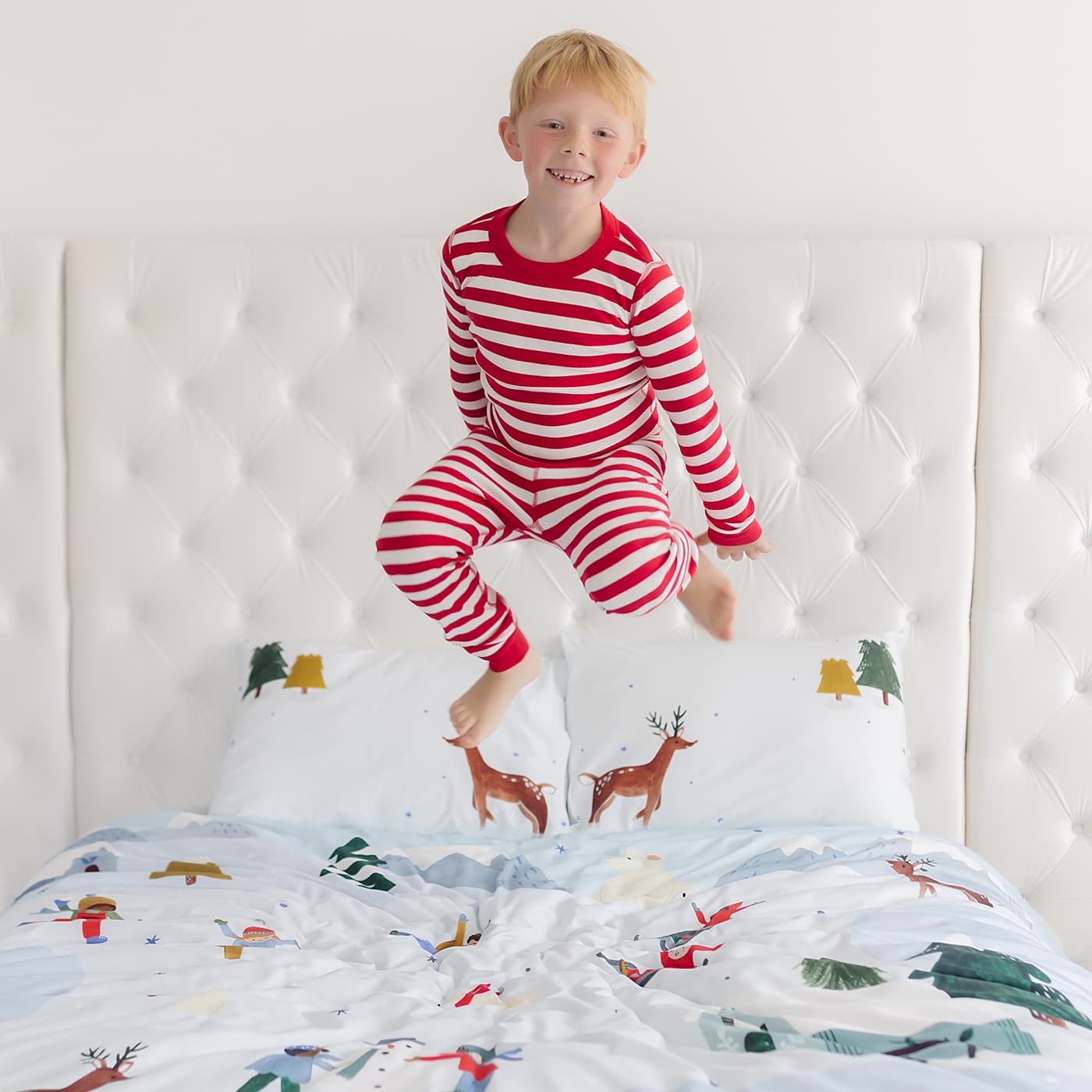 Snowy Day Duvet & Pillowcase Big Kid Bedding Rookie Humans   