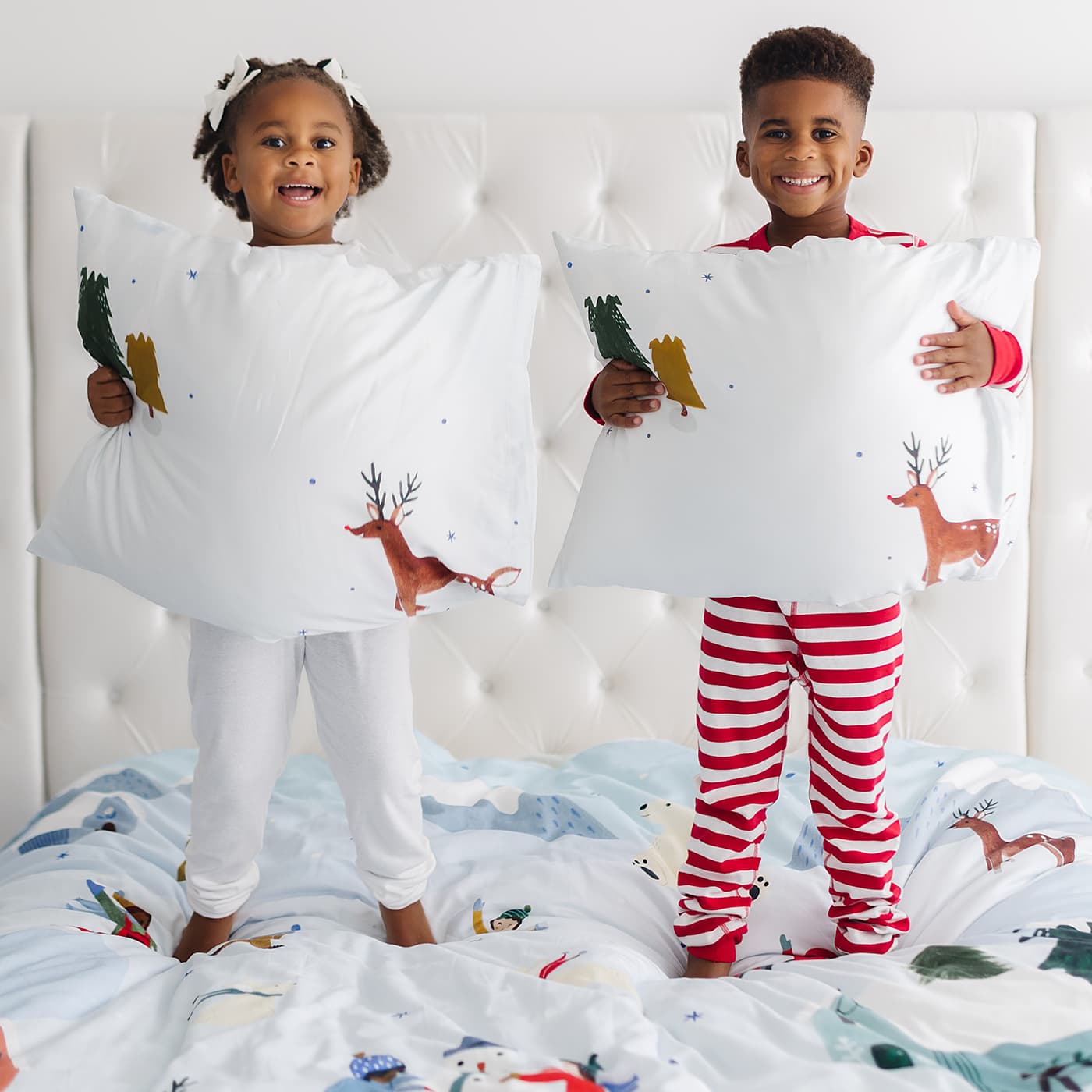 Snowy Day Duvet & Pillowcase Big Kid Bedding Rookie Humans   