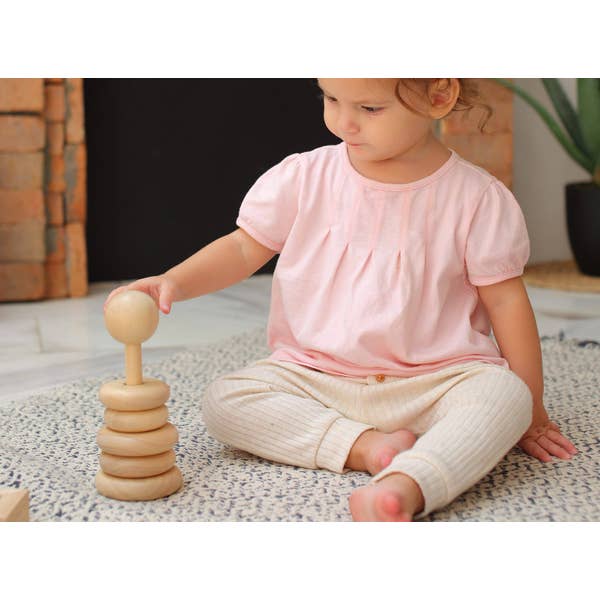 Stacking Ring - Natural Kids Toys PlanToys   