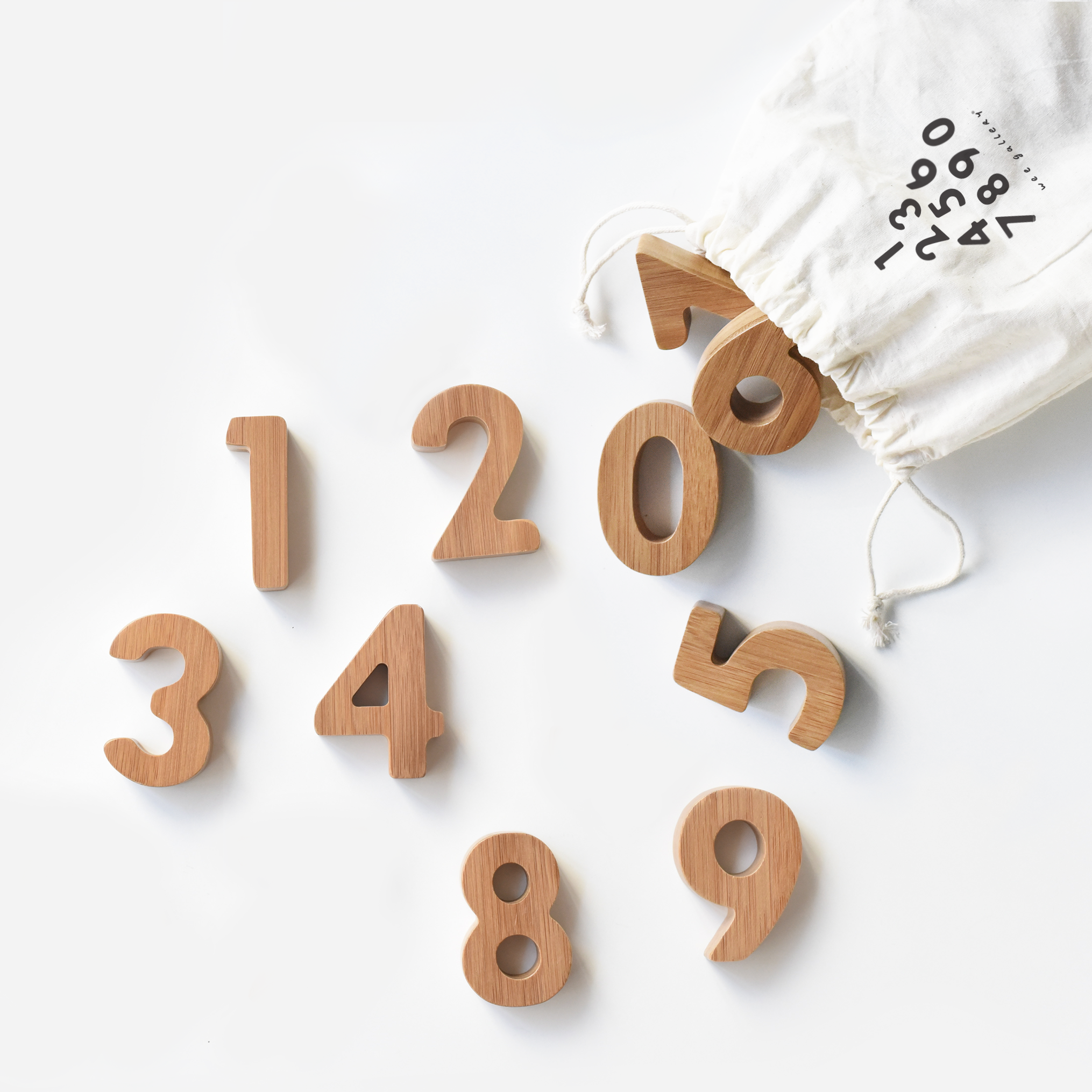 Bamboo Numbers Wooden Toys Wee Gallery   