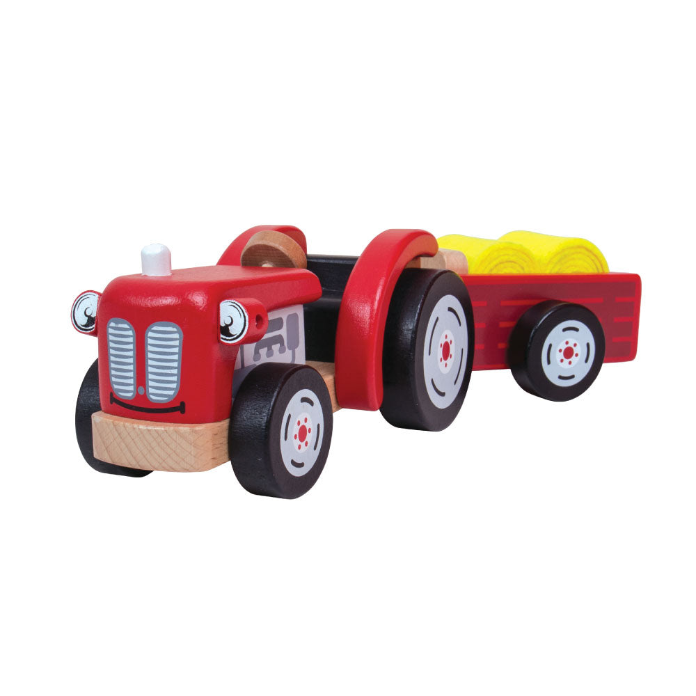 Tractor and Trailer by Bigjigs Toys US  Bigjigs Toys US   