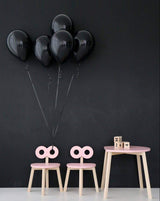 Ooh Noo Pink Half Moon Table - Sustainable Nursery and Playroom | Modern and Natural Children's Furniture