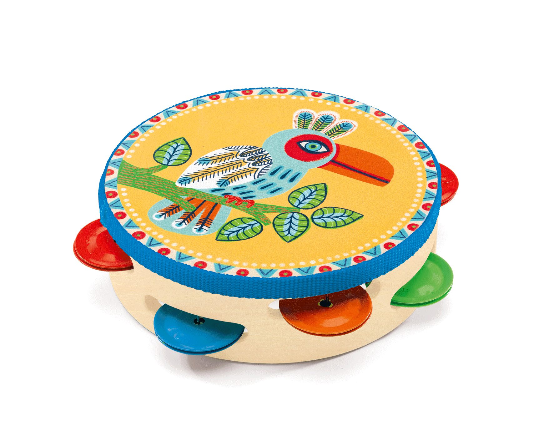 Animambo  Tambourine Musical Toys Djeco   