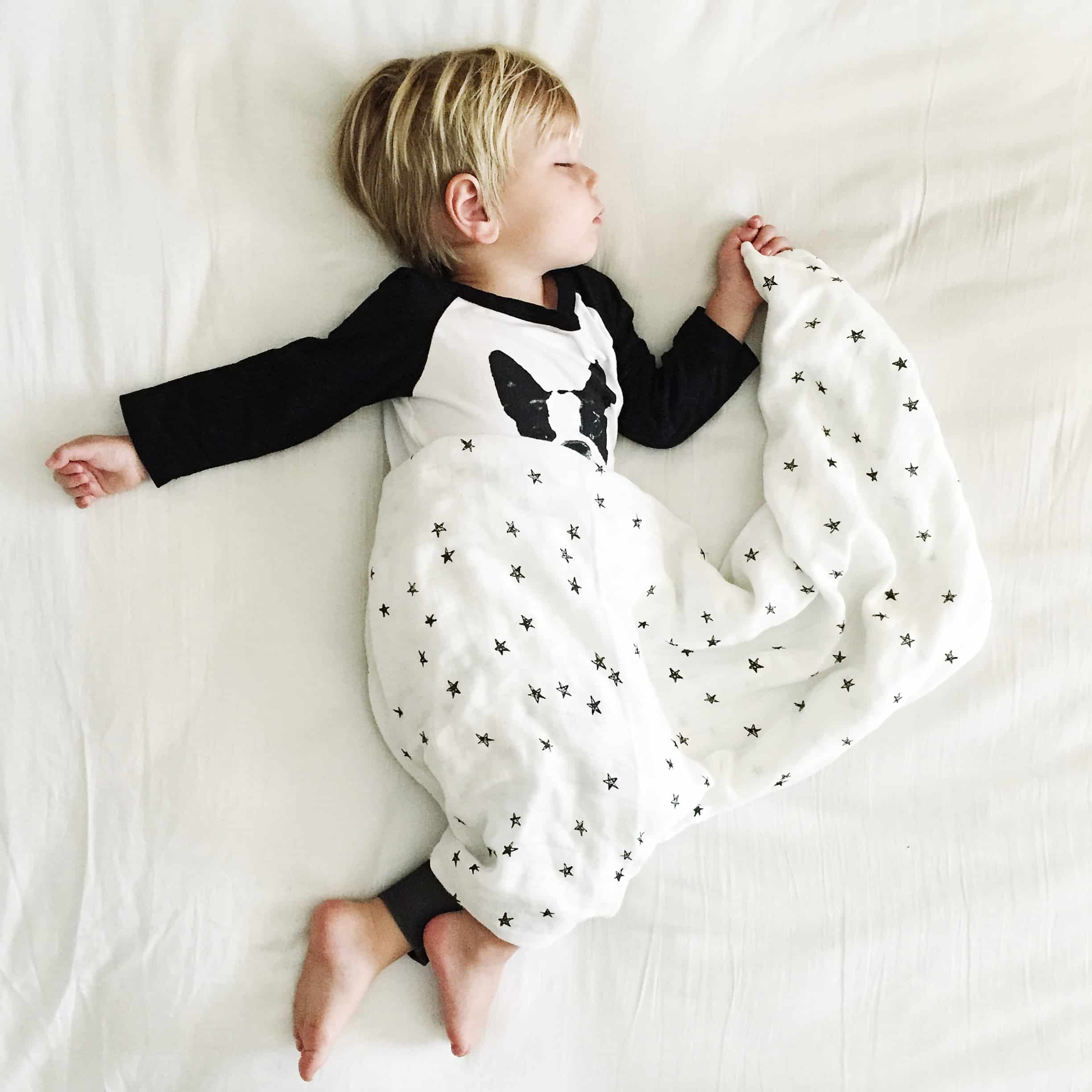 Organic Muslin Swaddle - Stars Swaddles Wee Gallery   