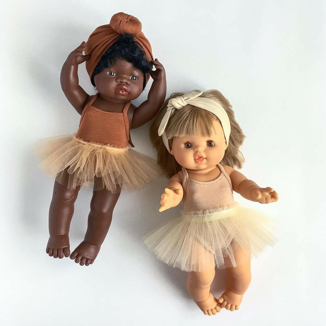 Baby Doll Cotton Headband Doll Clothing Little Wonder & Co. Cream  