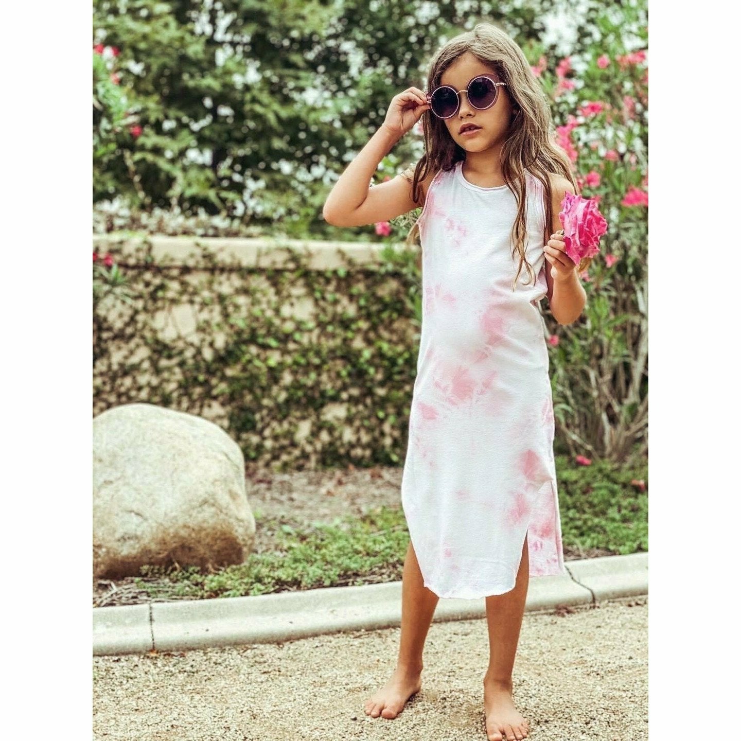 Lexi Tank Dress Marble Tie Dye Dresses Be Mi Los Angeles   