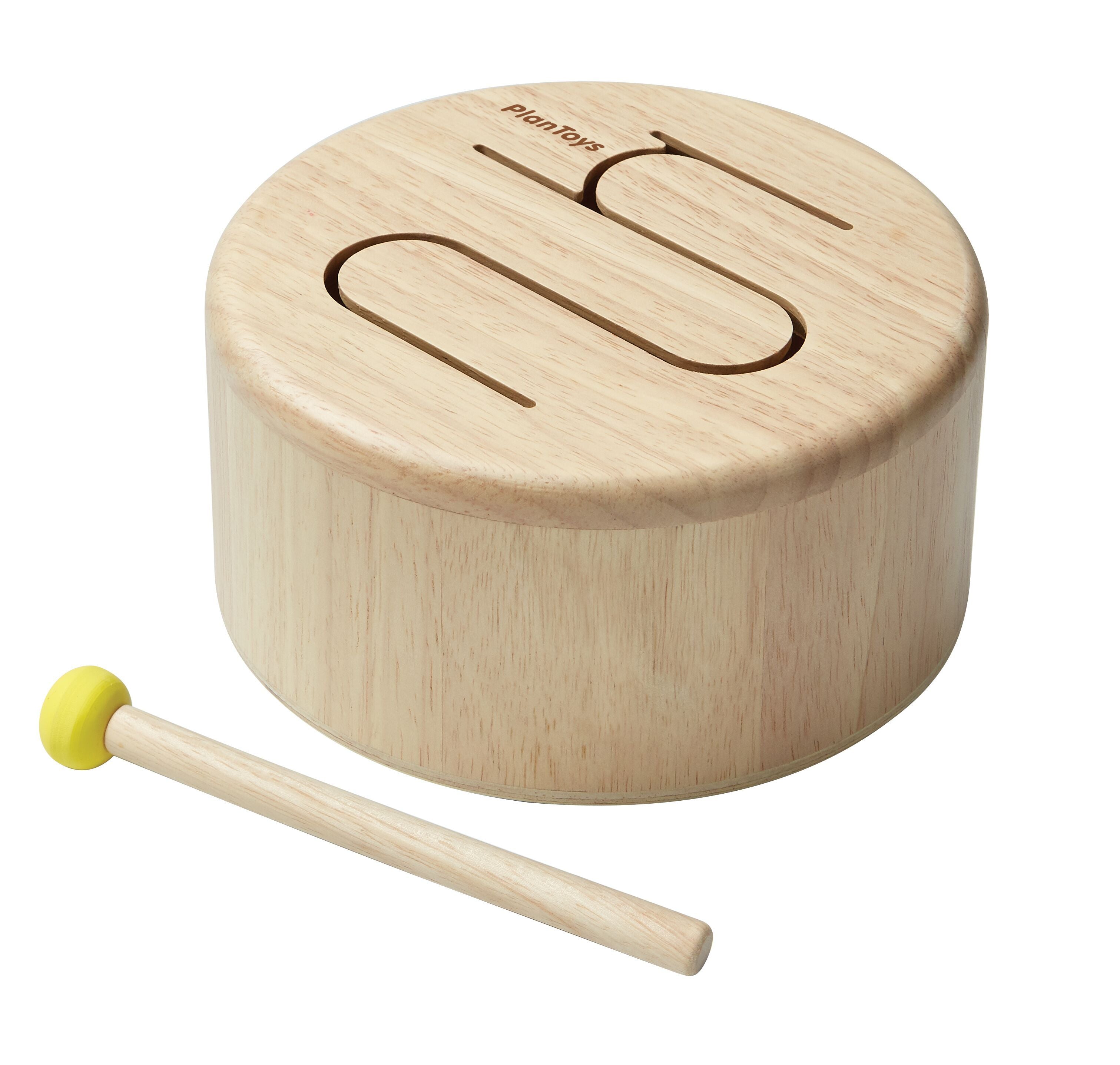 Plan Toys Solid Drum - Natural Kids Toys PlanToys   