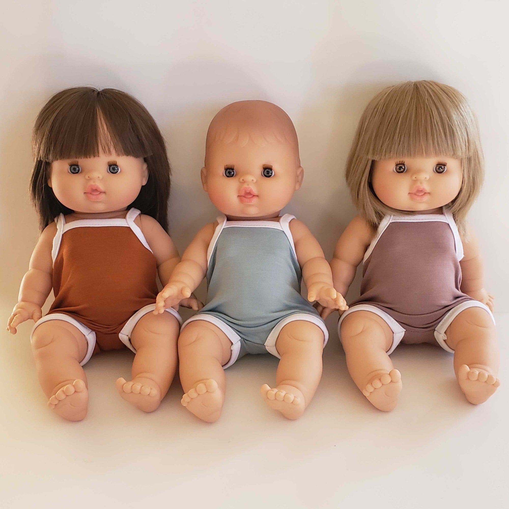 Minikane Bodysuit- Terra Cotta Doll Clothing Minikane   