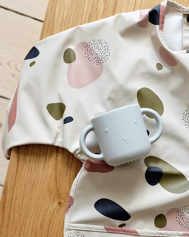 Waterproof Baby & Toddler Bib - Geometric Bibs Little Wonder & Co.   