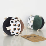 Taggy Ball with Rattle - Acorn