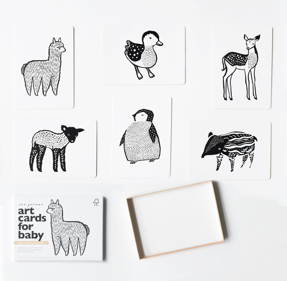 Baby Animal Art Cards Kids Toys Wee Gallery   