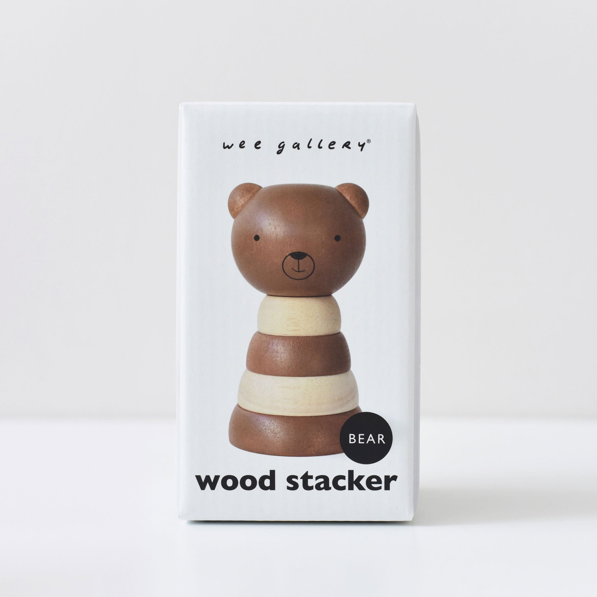 Wood Stacker - Bear Wooden Toys Wee Gallery   