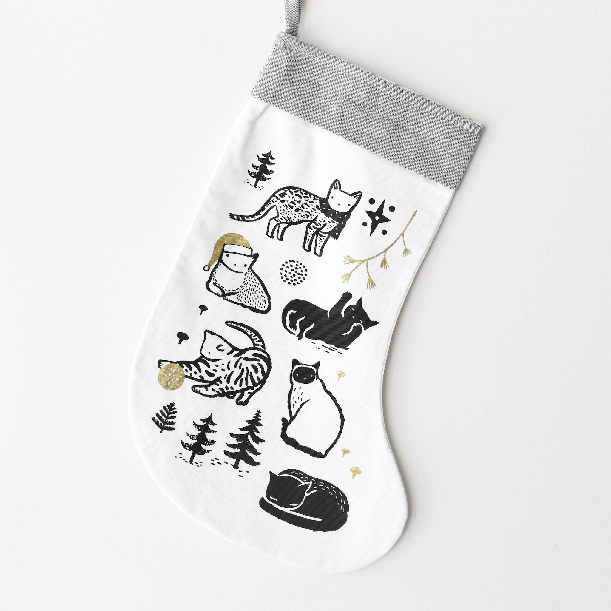 Festive Cats Stocking Christmas Wee Gallery   