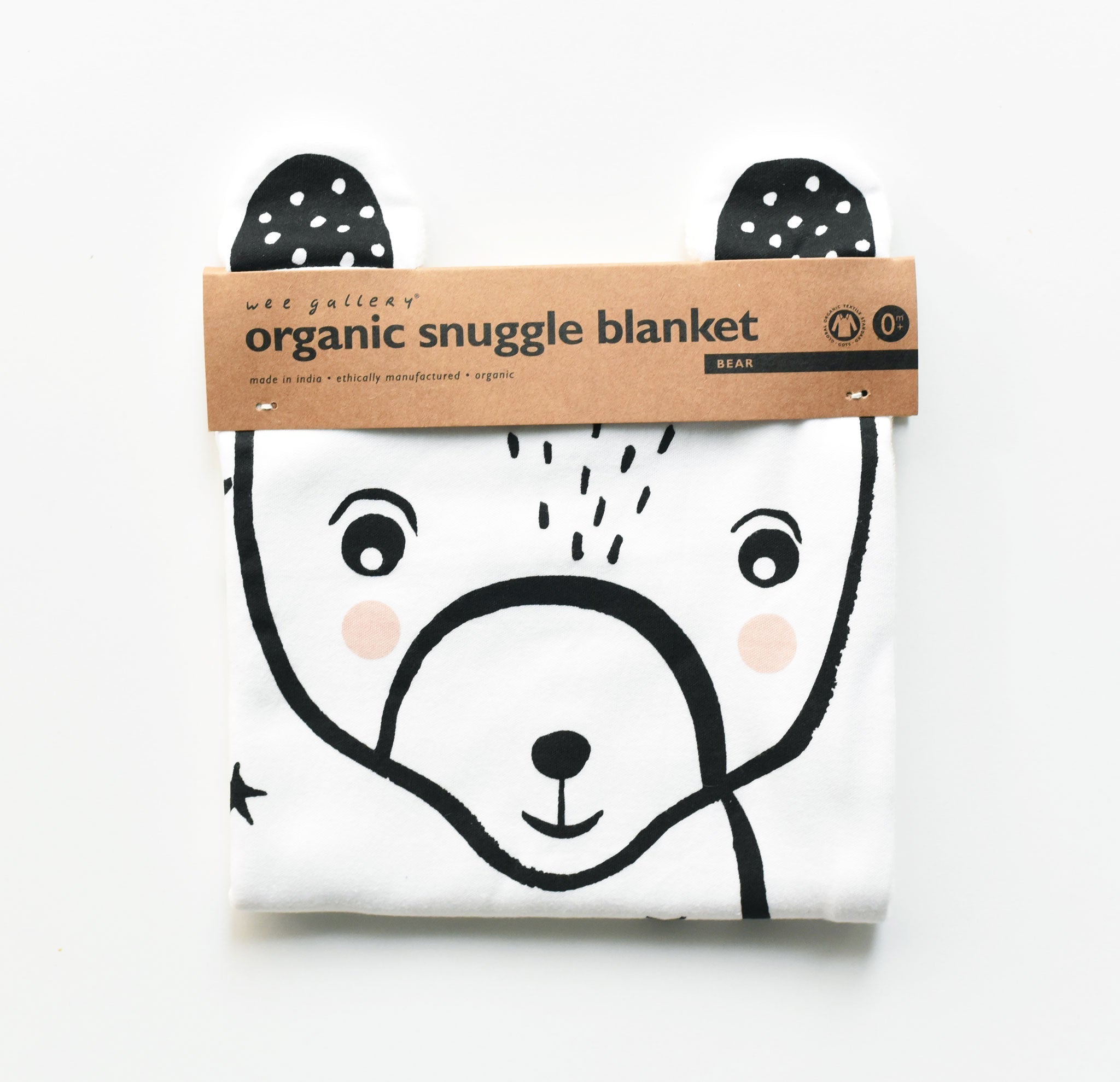 Organic Snuggle Blanket - Bear Toys Wee Gallery   