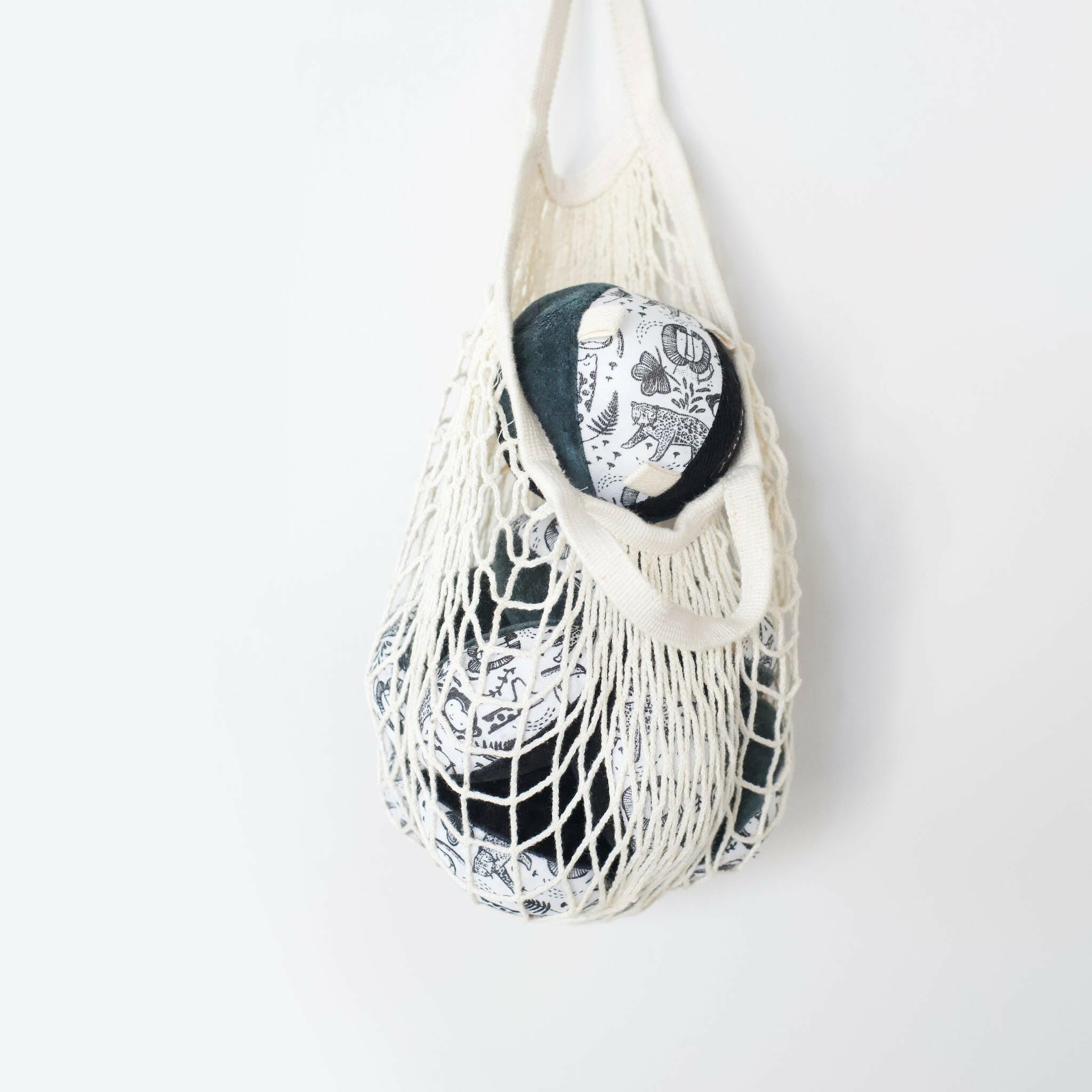 Taggy Ball with Rattle - Wild Toys Wee Gallery   