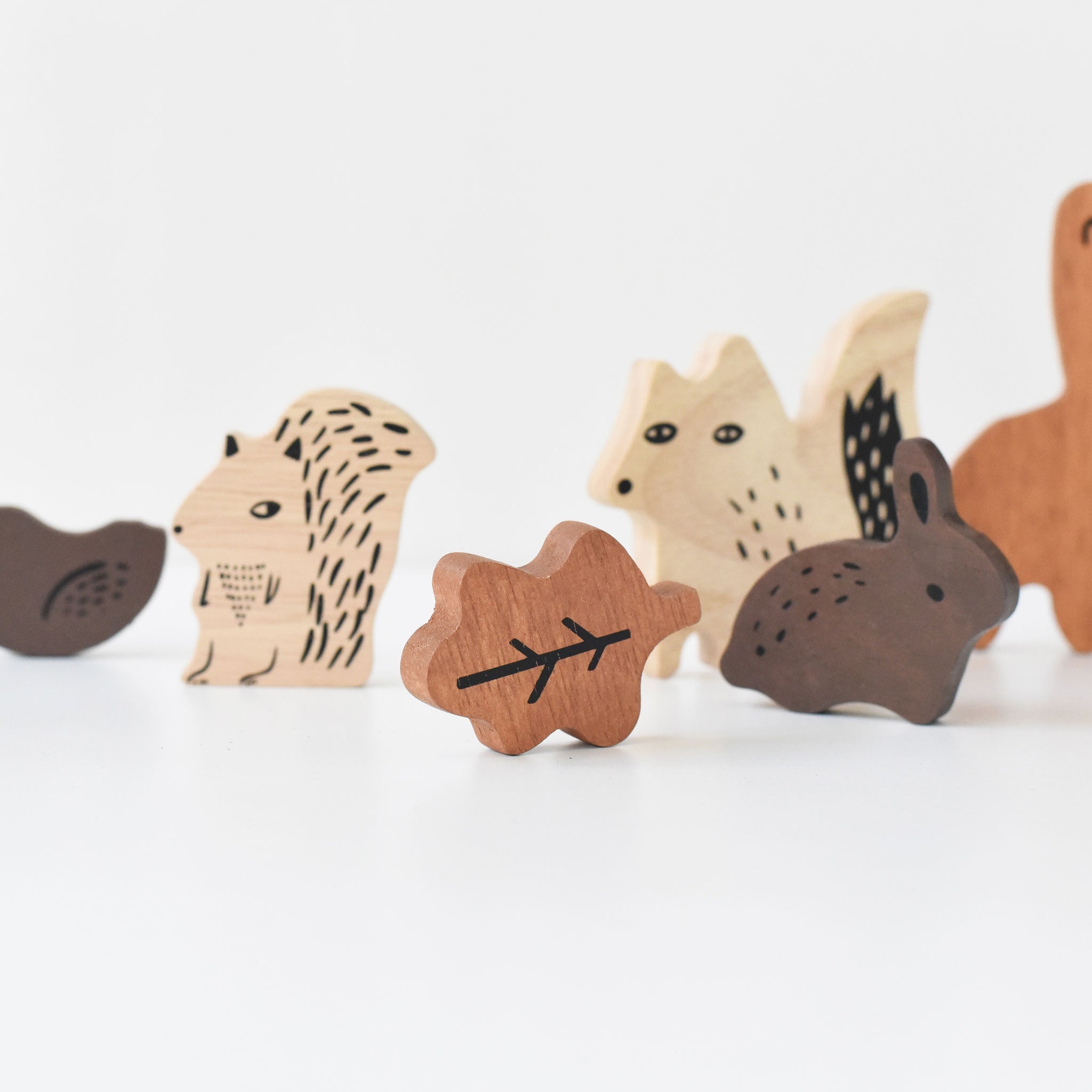 Wooden Tray Puzzle - Woodland Animals - 2nd Edition Wooden Toys Wee Gallery   