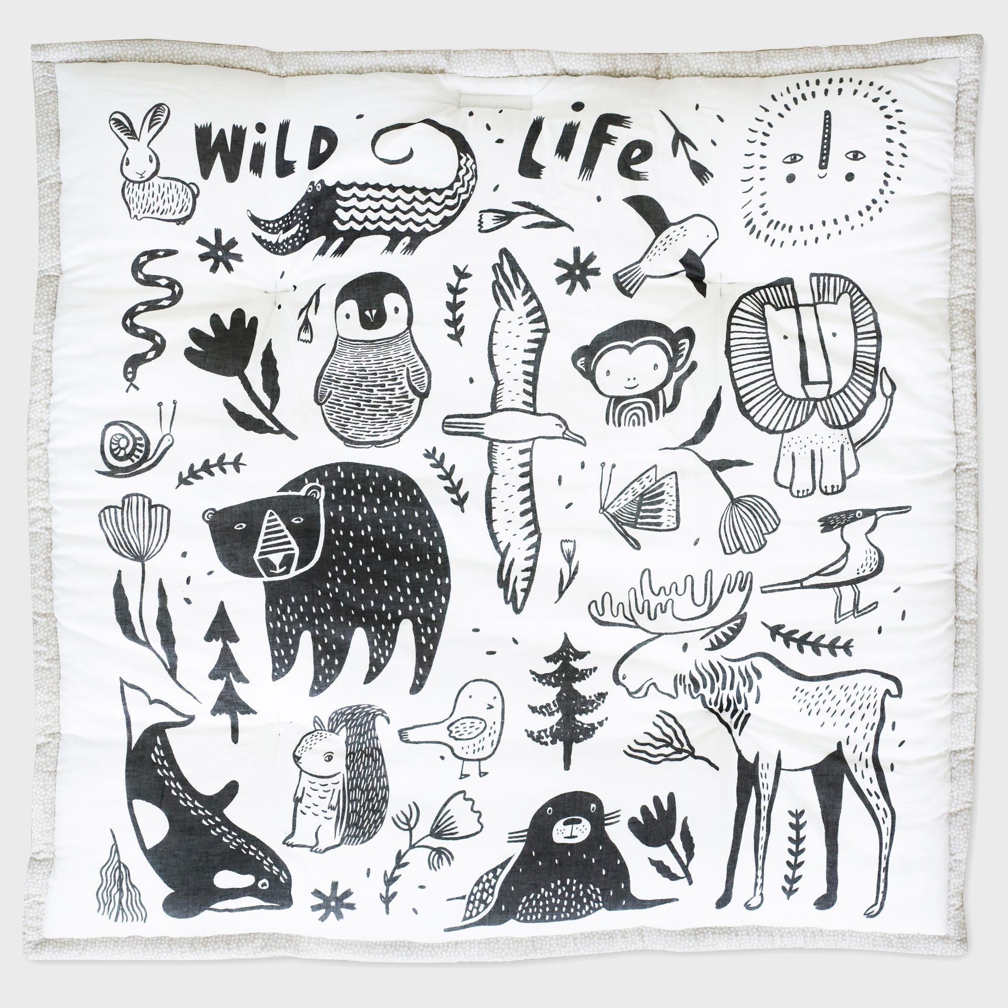 Wildlife Reversible Playmat Play Mats Wee Gallery   