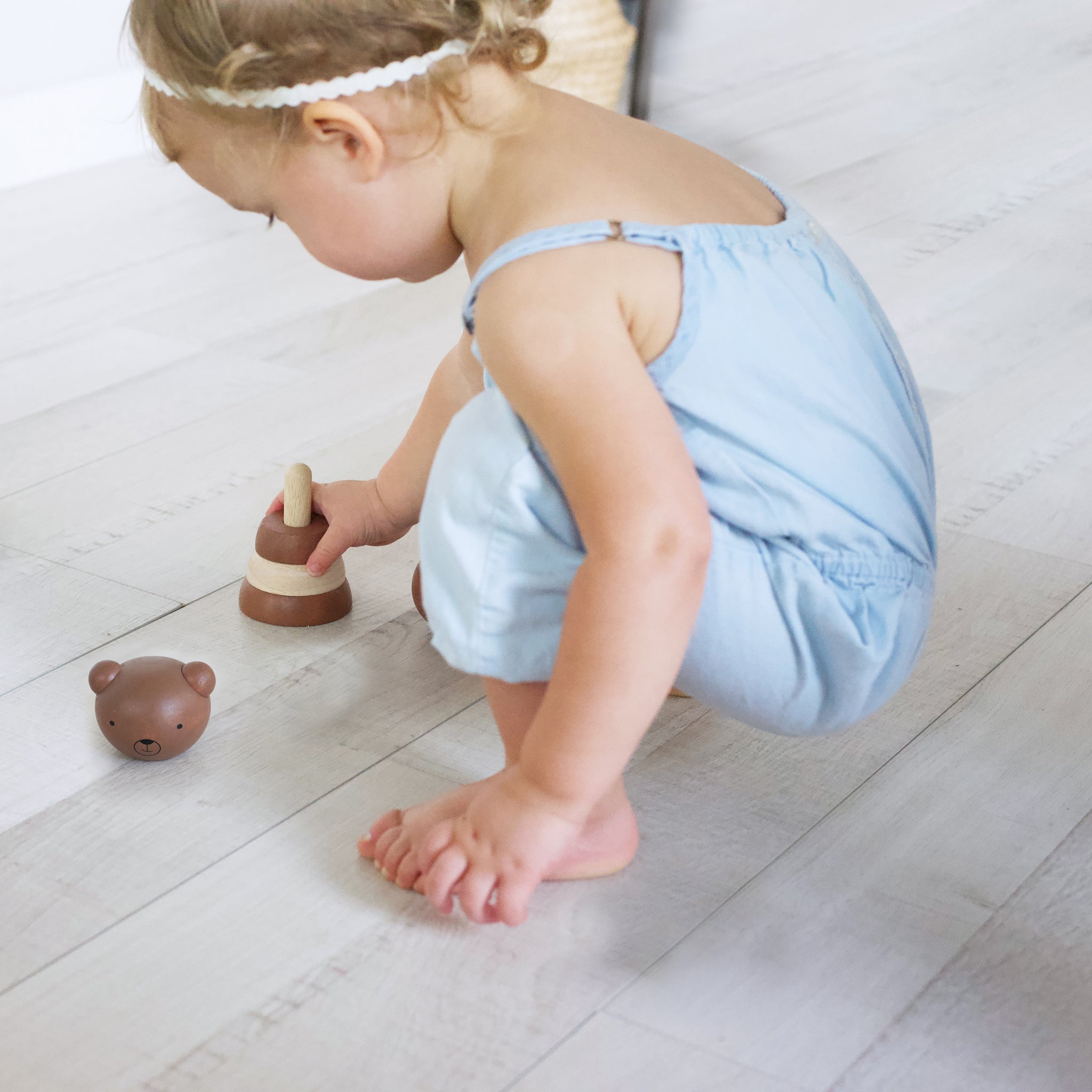 Wood Stacker - Bear Wooden Toys Wee Gallery   