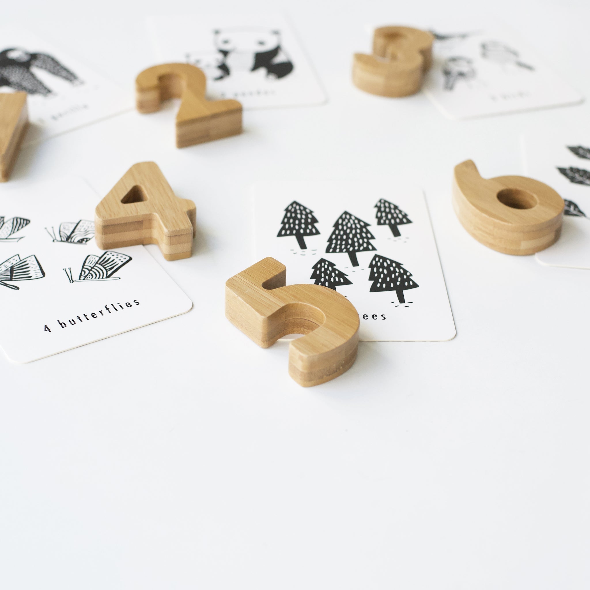 Bamboo Numbers Wooden Toys Wee Gallery   