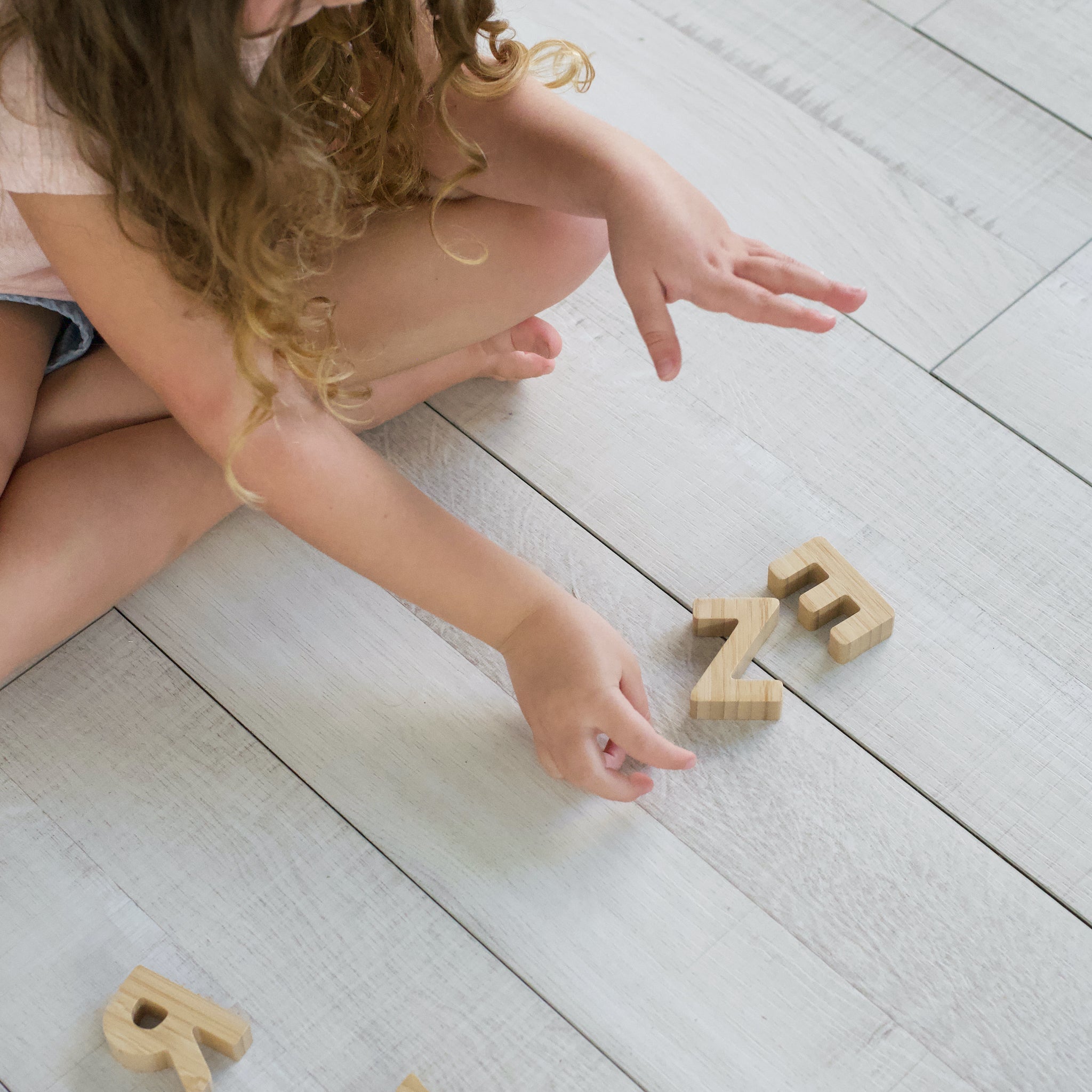 Bamboo Alphabet Wood + Bamboo Toys Wee Gallery   