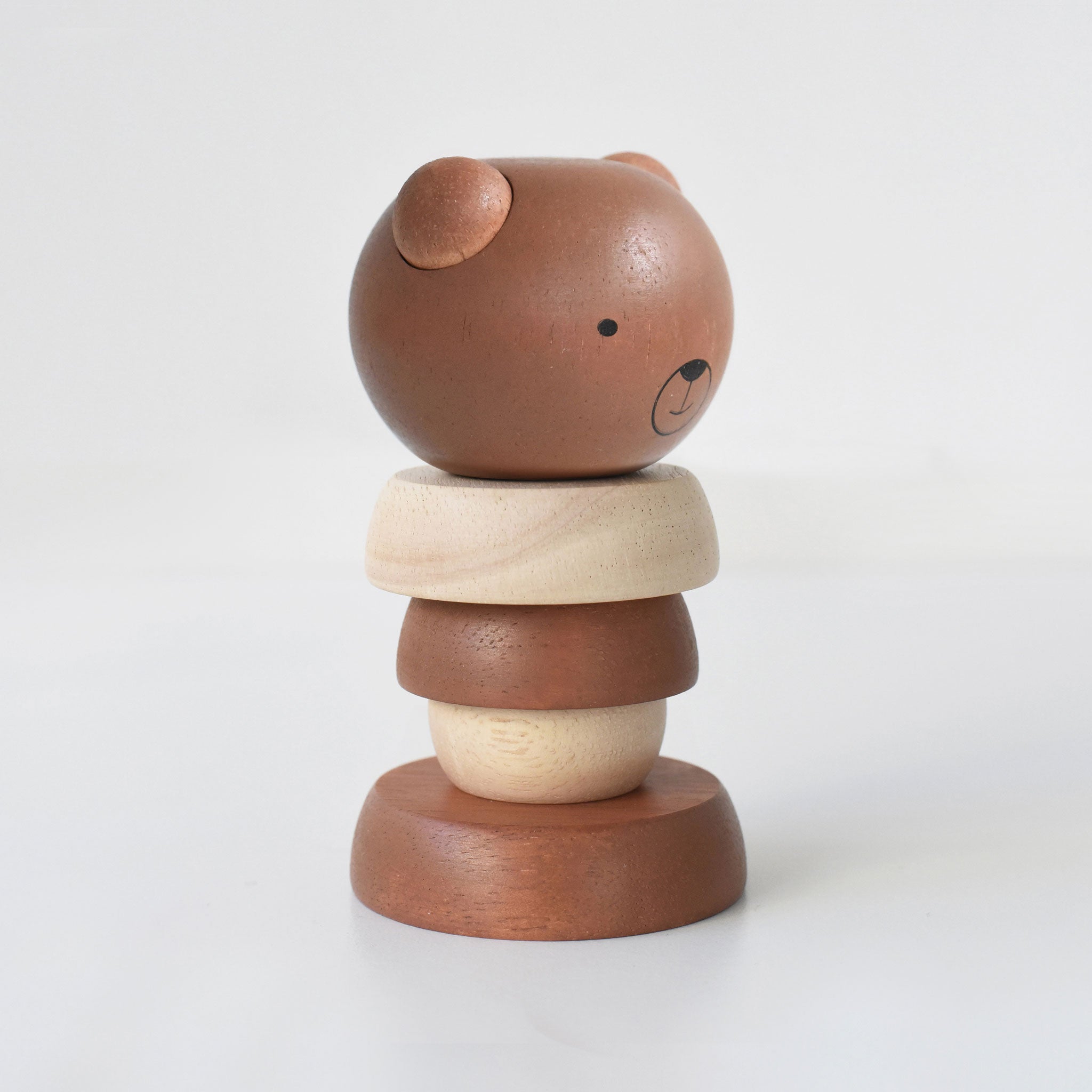 Wood Stacker - Bear Wooden Toys Wee Gallery   