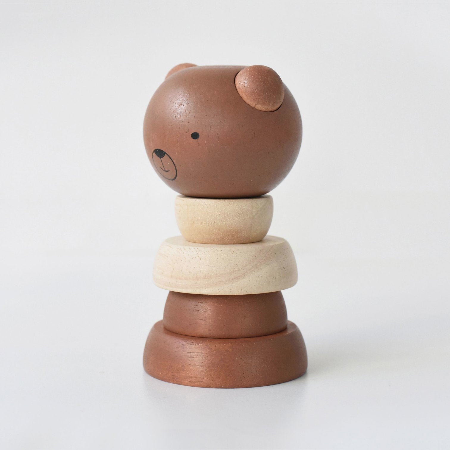 Wood Stacker - Bear Wooden Toys Wee Gallery   