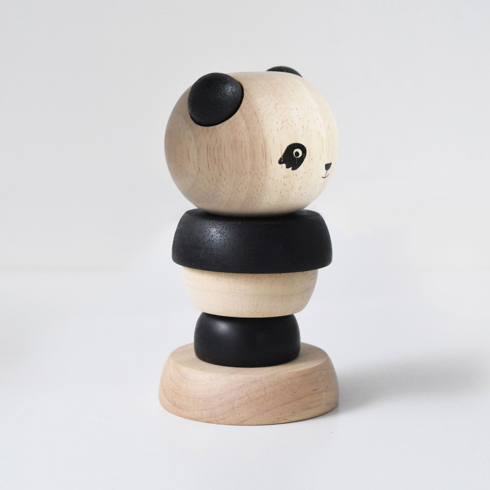 Wood Stacker - Panda Wooden Toys Wee Gallery   