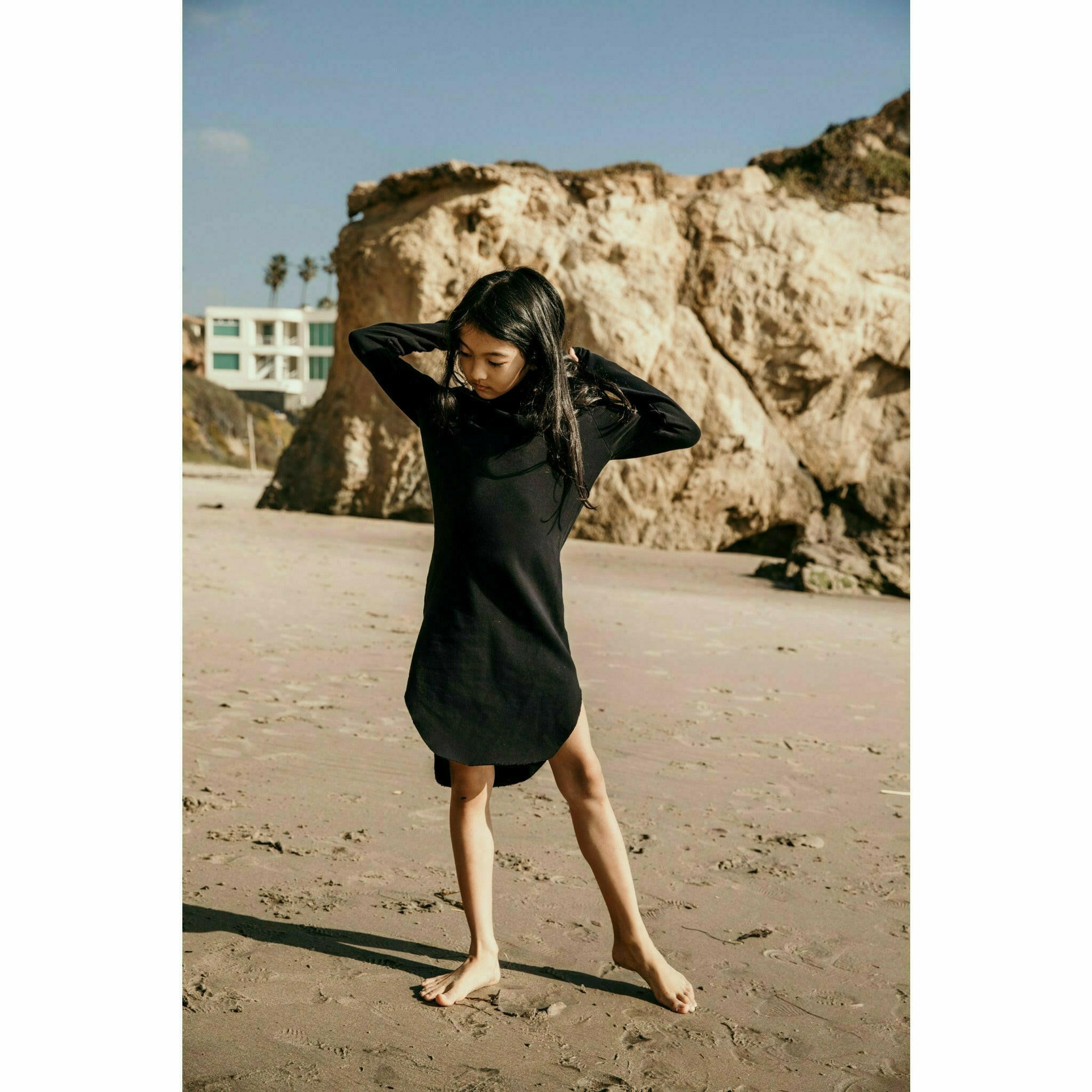 Organic Luna  Hoodie Dress Dresses Be Mi Los Angeles   