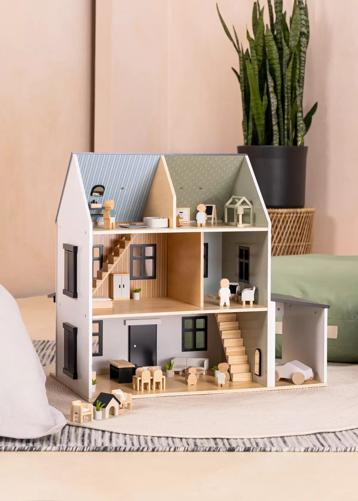 Wooden Doll House Doll House and Playsets Coco Village   