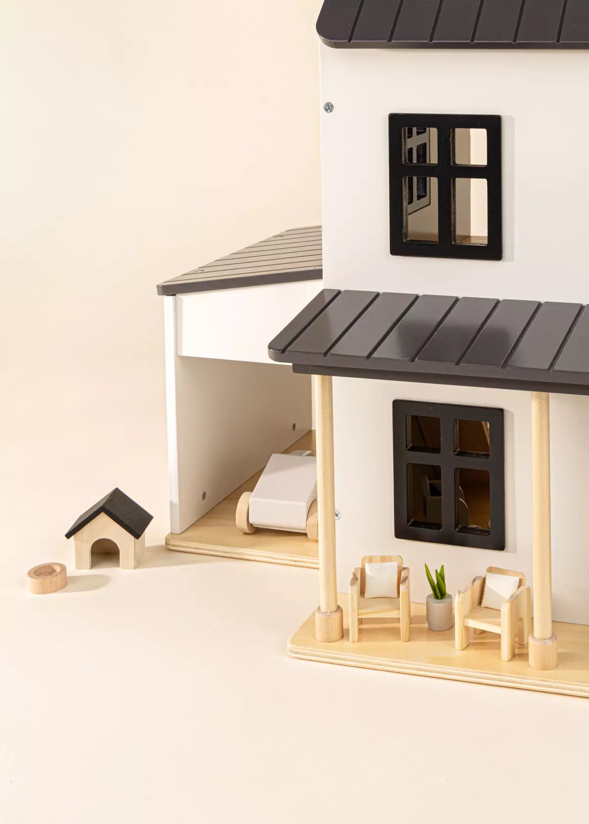 Wooden Doll House Outdoor Furniture & Accessories (8 pcs) Doll House Accessories Coco Village   