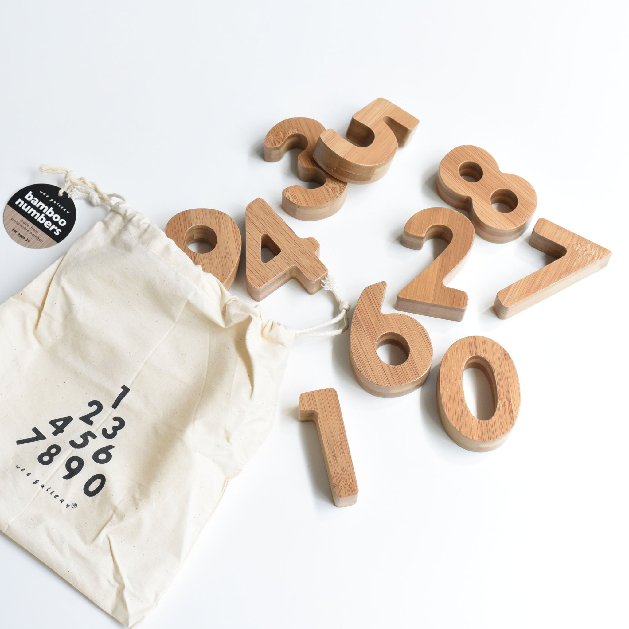 Bamboo Numbers Wooden Toys Wee Gallery   