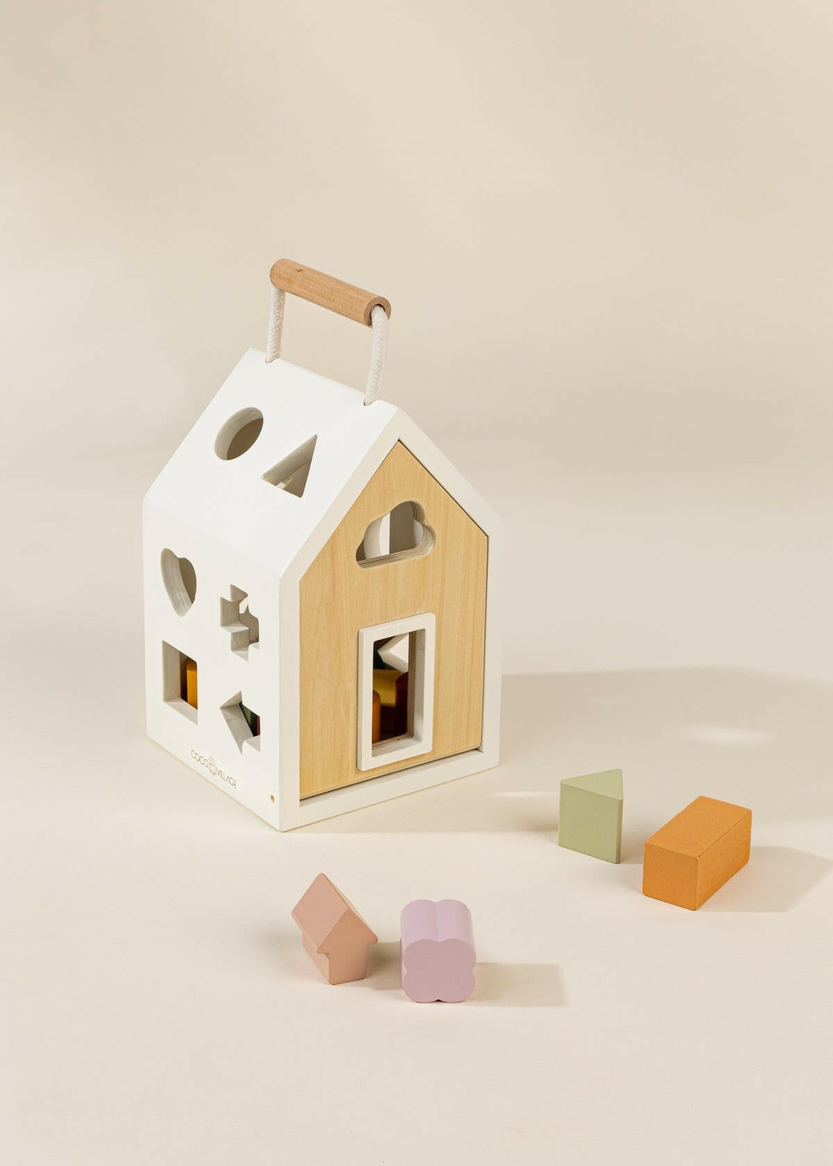 Wooden Shapes Sorting House Awakening Toys Coco Village   