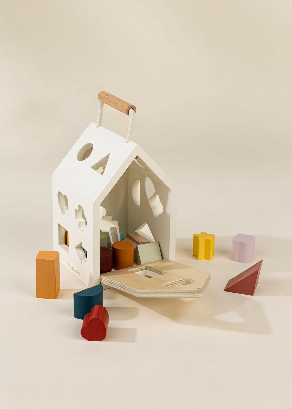 Wooden Shapes Sorting House Awakening Toys Coco Village   