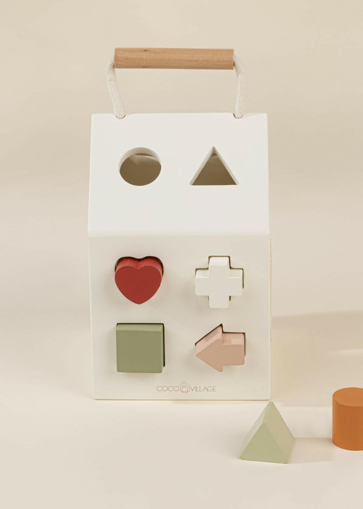 Wooden Shapes Sorting House Awakening Toys Coco Village   